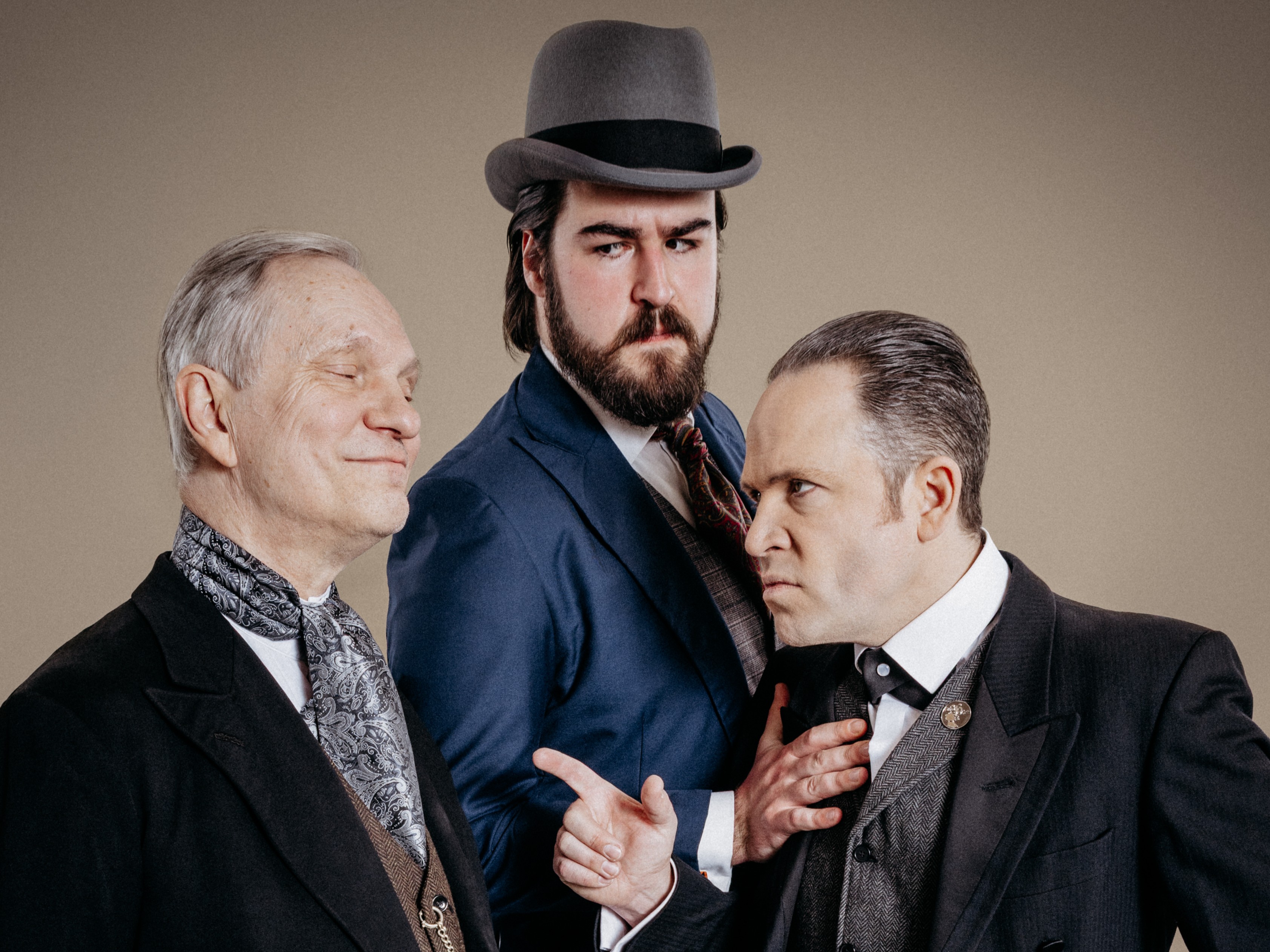 SHERLOCK VS. MORIARTY der letzte Fall des Sherlock Holmes nach Sir Arthur Conan Doyle Presse MORIARTY Theater ex libris c Steinweg Christoph