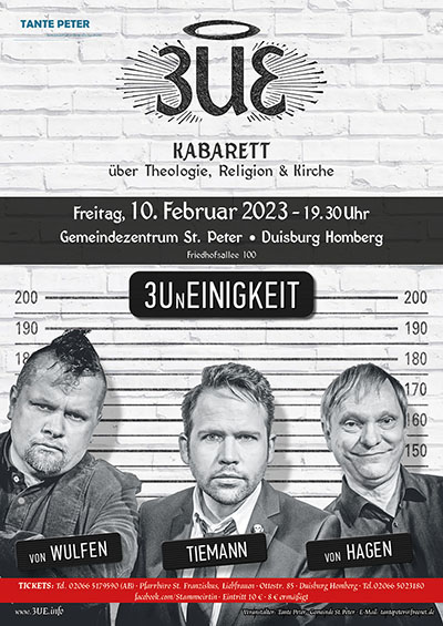 3UE Plakat Duisburg Homberg 2023 
