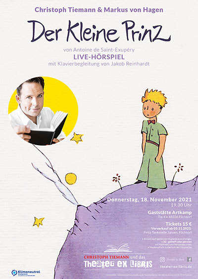 Der Kleine Prinz - Live-Hörspiel mit Christoph Tiemann und dem Theater ex libris