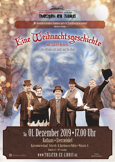 Eine Weihnachtsgeschichte von Charles DickensEverswinkel 2019 / Theater ex libris