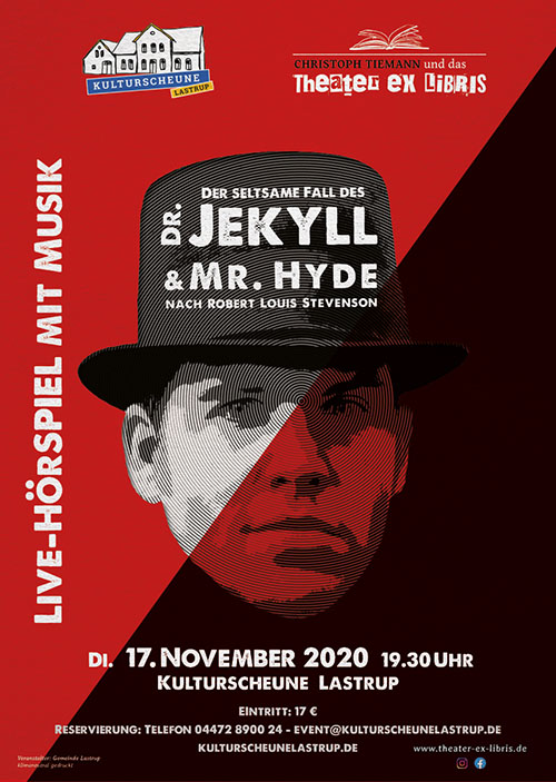 Theater ex libris: Der seltsame Fall des Dr. Jekyll und Mr. Hyde - Live-Hörspiel nach Robert Louis Stevenson