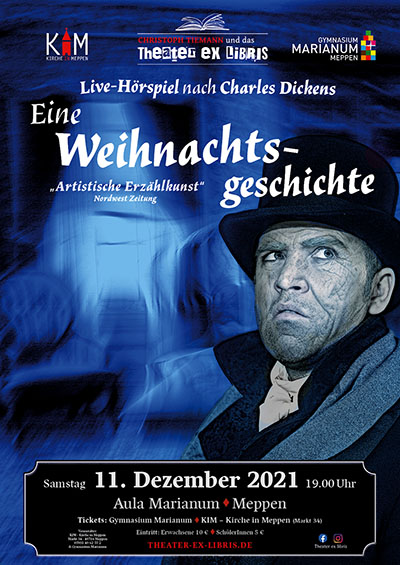 Christoph Tiemann & das Theater ex libris: Charles Dickens Weihnachtsgeschichte
