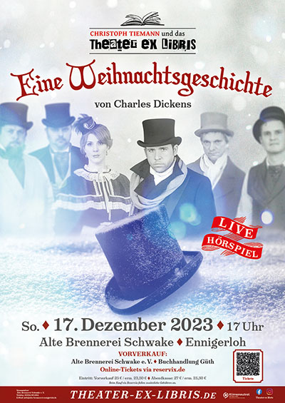 Christoph Tiemann & das Theater ex libris  Charles Dickens` Weihnachtsgeschichte in Ennigerloh