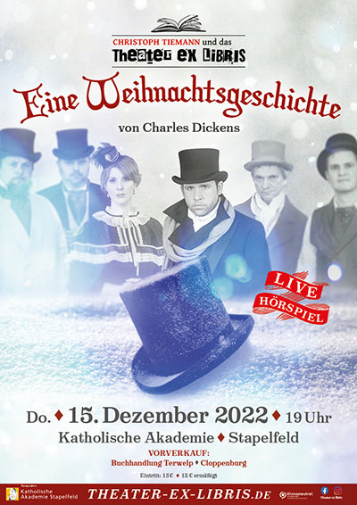 Theater ex libris: Eine Weihnachtsgeschichte nach Charles Dickens (Live-Hörspiel mit Musik), Stapelfeld
